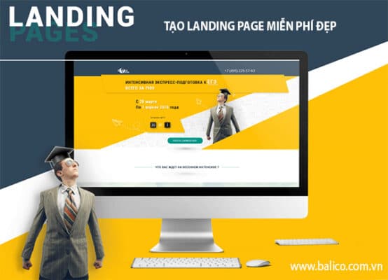 landing page mien phi