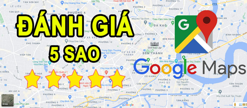 dịch vụ đánh giá 5 sao google map