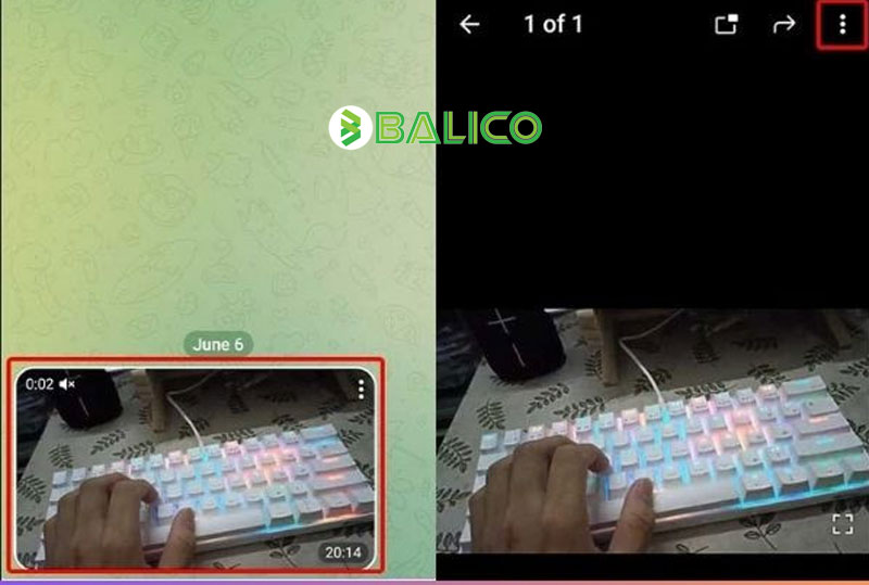 luu video telegram