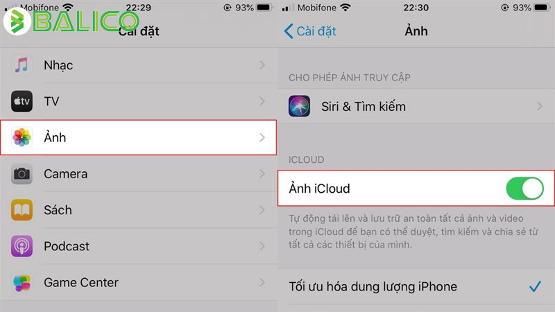 Tối ưu hóa dung lượng iphone